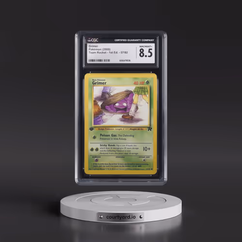 2000 Team Rocket #57/82 Grimer - 1st Edition 1st Edition (CGC 8.5 NM-MT+)