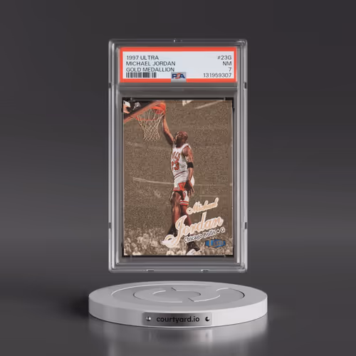 1997 Ultra #23G Michael Jordan - Gold Medallion (PSA 7 NM)