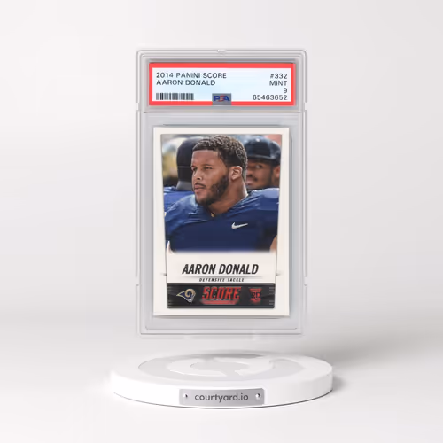 2014 Panini Score #332 Aaron Donald (PSA 9 MINT)