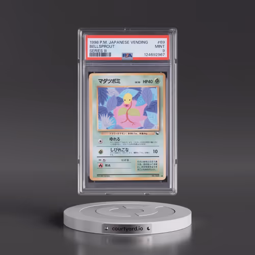 1998 Pokémon Vending #69 Bellsprout - Series III (PSA 9 MINT)