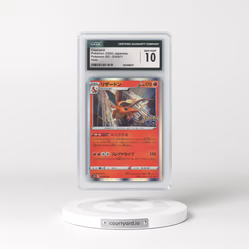 2022 Pokémon GO #010/071 Charizard - Holo (CGC 10 GEM MINT)