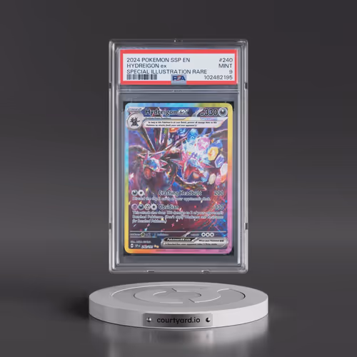 2024 Pokémon Ssp EN-Surging Sparks #240 Hydreigon EX - Holo Special Illustration Rare (PSA 9 MINT)