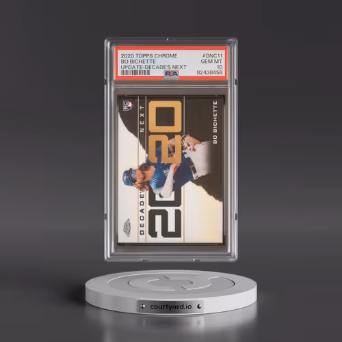 2020 Topps Chrome Update Decade's Next #DNC11 Bo Bichette (PSA 10 GEM MINT)