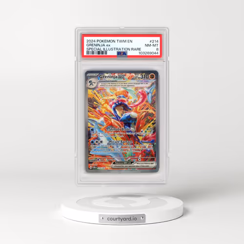 2024 Pokémon Twm EN-Twilight Masquerade #214 Greninja EX - Holo Special Illustration Rare (PSA 8 NM-MT)