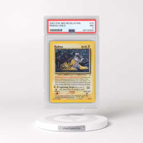 2001 Neo Revelation #13 Raikou - Holo (PSA 7 NM)