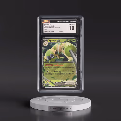 2023 Pokémon Svi EN-Scarlet & Violet #019 Spidops EX - Holo (CGC 10 GEM MINT)