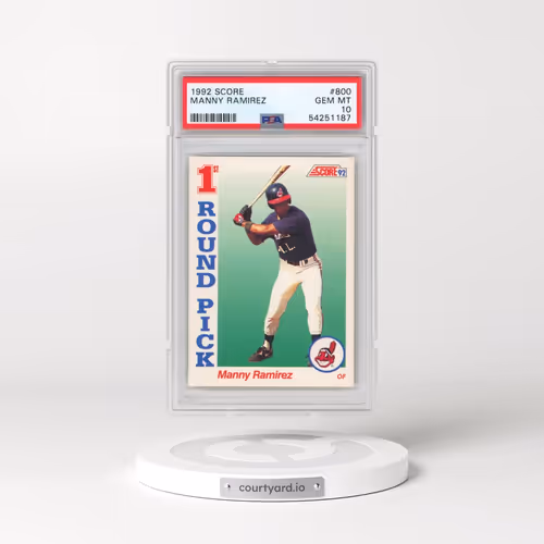 1992 Score #800 Manny Ramirez (PSA 10 GEM MINT)