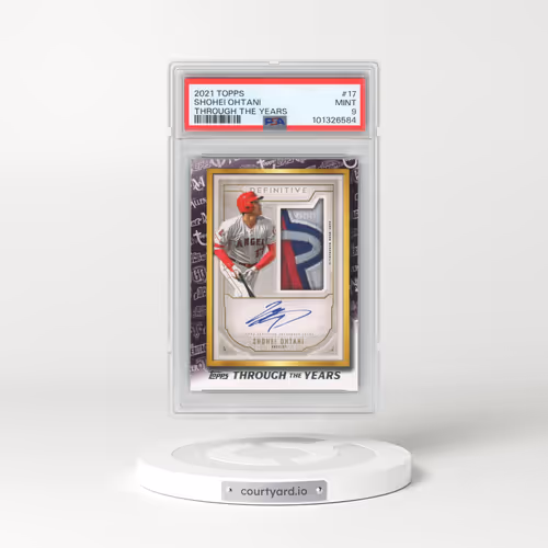 2021 Topps Through the Years #17 Shohei Ohtani (PSA 9 MINT)