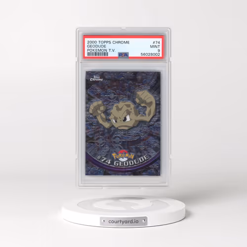 2000 Topps Chrome Pokémon T.V. #74 Geodude (PSA 9 MINT)
