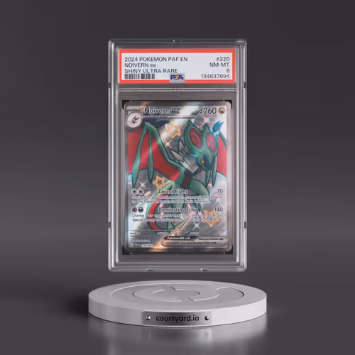 2024 Pokémon Paf EN-Paldean Fates #220 Noivern EX - Holo Shiny Ultra Rare (PSA 8 NM-MT)