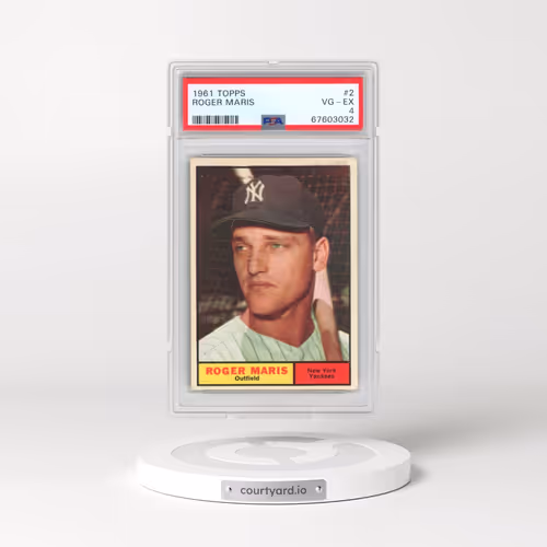 1961 Topps #2 Roger Maris (PSA 4 VG-EX)