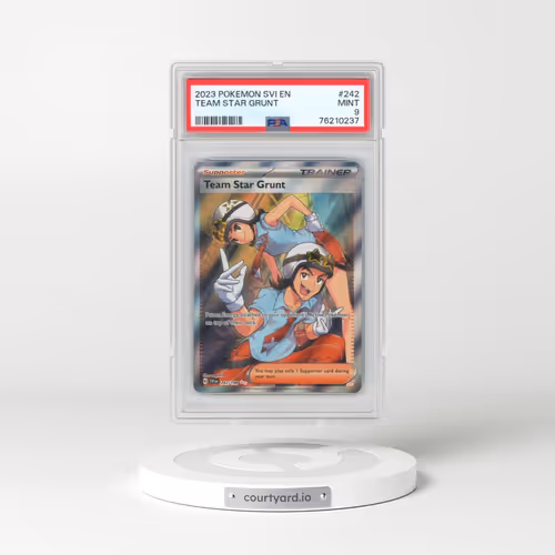 2023 Pokémon Svi EN-Scarlet & Violet #242 Team Star Grunt - Ultra Rare (PSA 9 MINT)