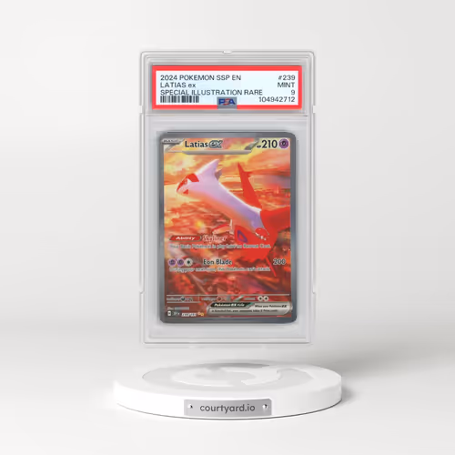 2024 Pokémon Ssp EN-Surging Sparks #239 Latias EX - Holo Special Illustration Rare (PSA 9 MINT)