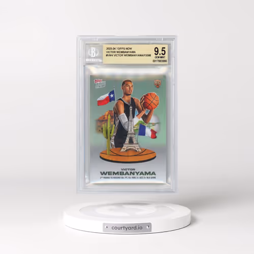 2023 Topps Now #VW4 Victor Wembanyama (BGS 9.5 GEM MINT)
