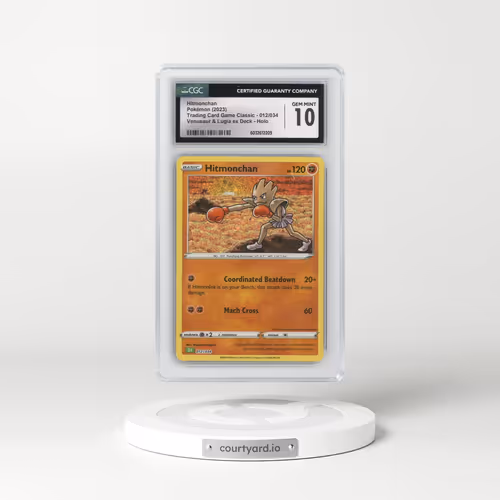 2023 Trading Card Game Classic - CLV, CLC, CLB #012/034 Hitmonchan - Venusaur & Lugia ex Deck - CLV Holo (CGC 10 GEM MINT)