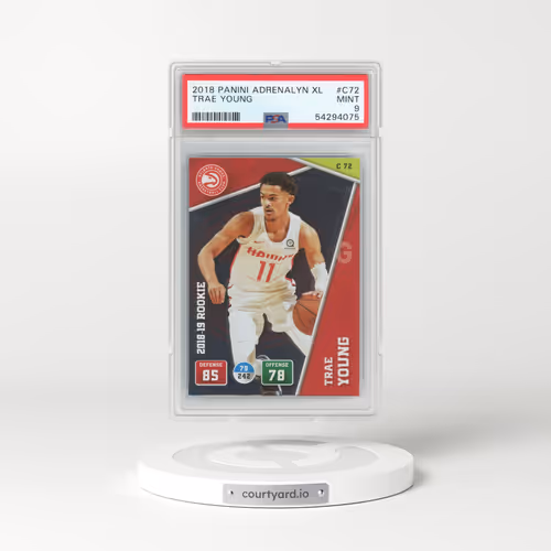 2018 Panini Adrenalyn XL #C72 Trae Young (PSA 9 MINT)