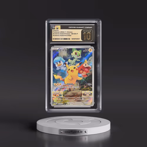 2022 Scarlet & Violet Promos - Traditional #001/SV-P Pikachu - Scarlet & Violet Pre-Order (Holo)
