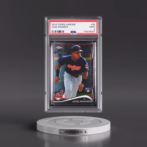 2014 Topps Chrome #45 Jose Ramirez (PSA 9 MINT)