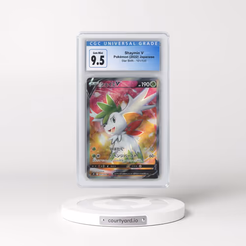 2022 Star Birth #101/100 Shaymin V - Super Rare Holo (CGC 10 GEM MINT)