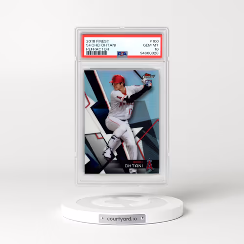 2018 Finest #100 Shohei Ohtani - Refractor (PSA 10 GEM MINT)