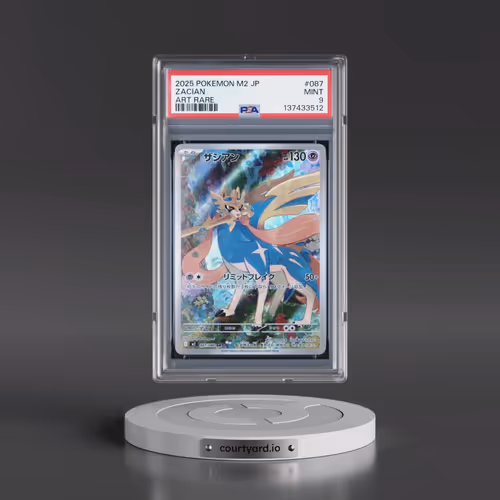 2025 Pokémon M2-Inferno X #087 Zacian - Art Rare (PSA 9 MINT)