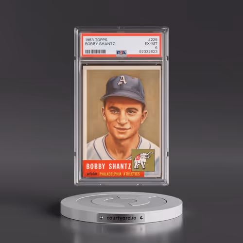 1953 Topps #225 Bobby Shantz (PSA 6 EX-MT)