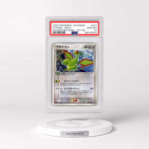 2003 Pokémon Rulers of the Heavens #041 Flygon - 1st Edition Holo (PSA 10 GEM MINT)