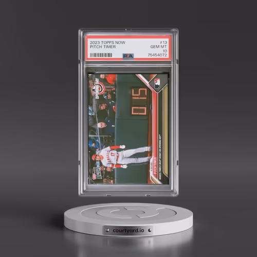 2023 Topps Now #13 Pitch Timer (PSA 10 GEM MINT)