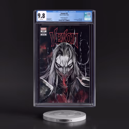 Venom #27 CGC 9.8 White Pages (Marvel Comics, 10/20) - Universal Momoko Variant Cover