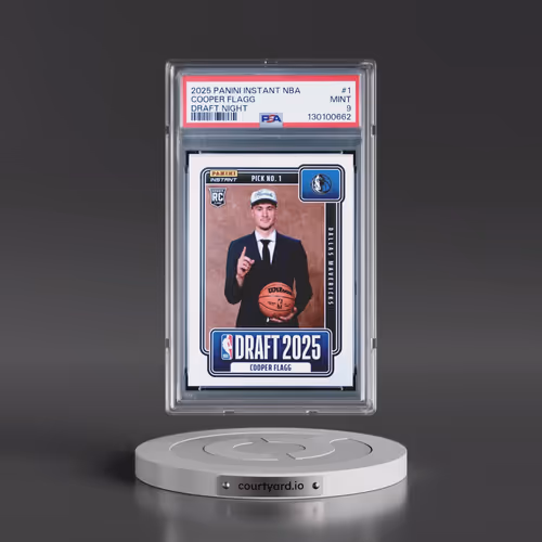 2025 Panini Instant NBA Draft Night #1 Cooper Flagg (PSA 9 MINT)