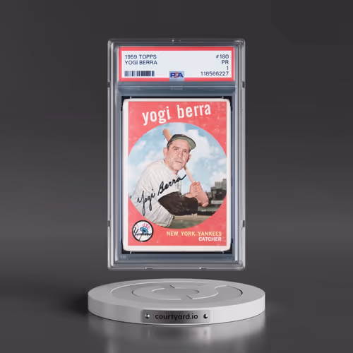 1959 Topps #180 Yogi Berra (PSA 1 PR)