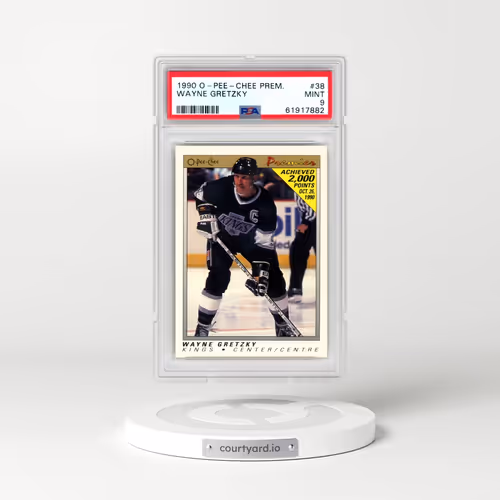 1990 O-Pee-Chee Premier #38 Wayne Gretzky (PSA 9 MINT)