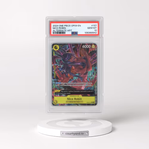 2024 One Piece OP09-Emperors in the New World #107 Nico Robin - Alternate Art (PSA 10 GEM MINT)