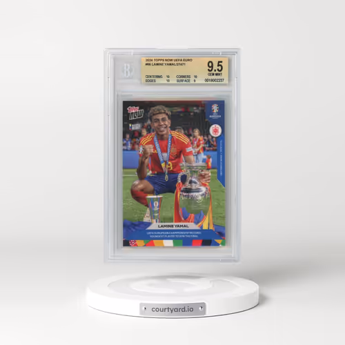 2024 Topps Now UEFA Euro #66 Lamine Yamal (BGS 9.5 GEM MINT)