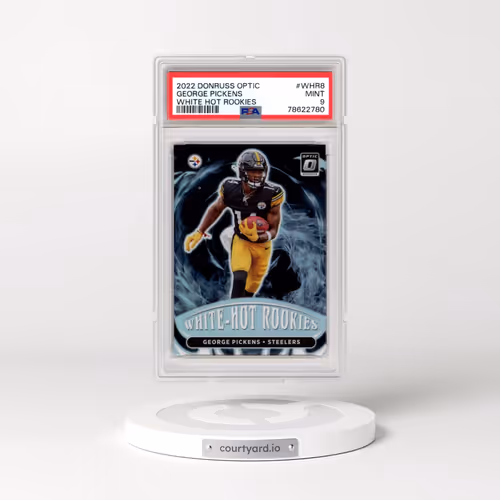 2022 Panini Donruss Optic White Hot Rookies #WHR8 George Pickens (PSA 9 MINT)