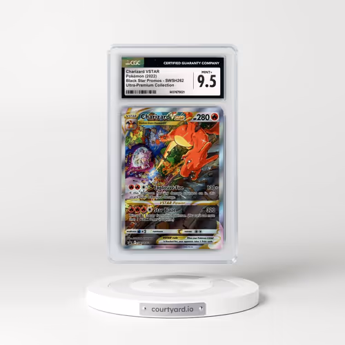2017 Black Star Promos - Sword & Shield #SWSH262 Charizard VSTAR - Holo Ultra-Premium Collection (CGC 9.5 MINT+)