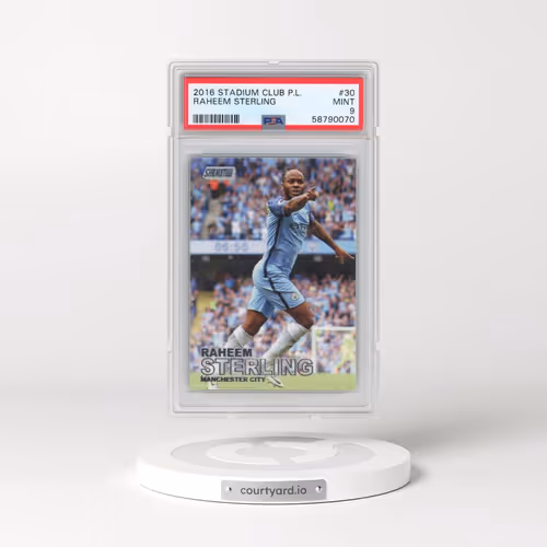 2016 Stadium Club Premier League #30 Raheem Sterling (PSA 9 MINT)