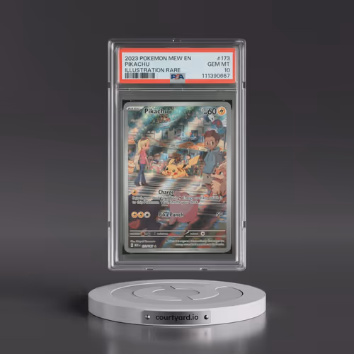 2023 Pokémon Mew EN-151 #173 Pikachu - Illustration Rare (PSA 10 GEM MINT)