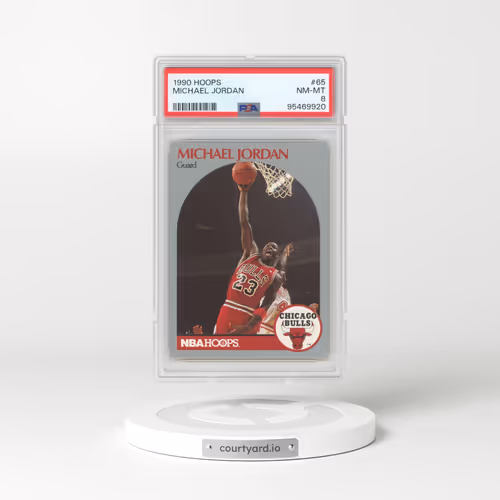 1990 Hoops #65 Michael Jordan (PSA 8 NM-MT)