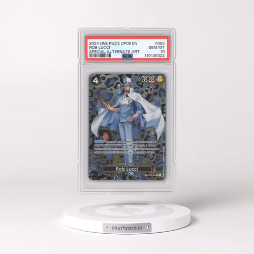 2024 One Piece OP09-Emperors in the New World #093 Rob Lucci - Special Alternate Art (PSA 10 GEM MIN