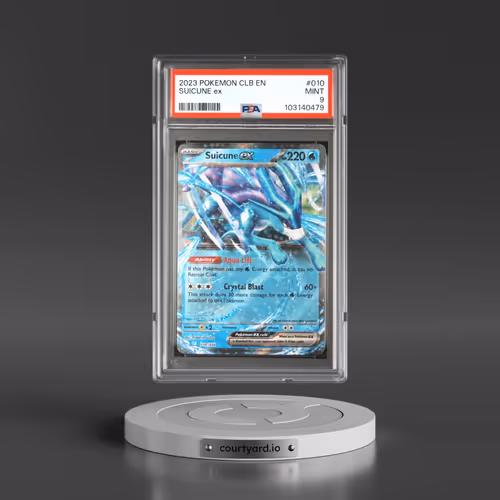 2023 Pokémon Clb-Trading Card Game Classic Blastoise & Suicune EX Deck #010 Suicune EX - Holo (PSA 9 MINT)