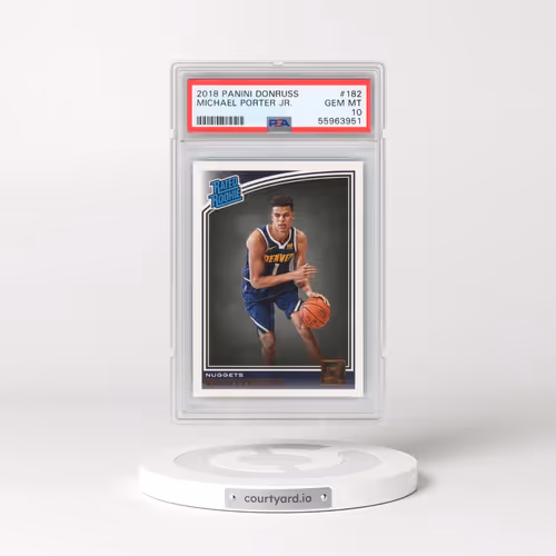2018 Panini Donruss #182 Michael Porter Jr. (PSA 10 GEM MINT)