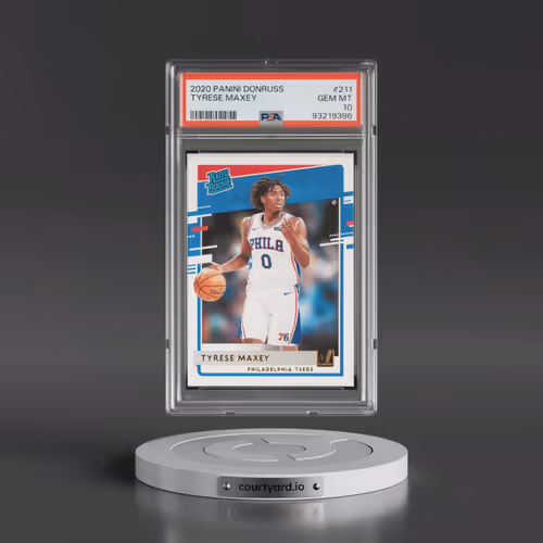2020 Panini Donruss #211 Tyrese Maxey (PSA 10 GEM MINT)