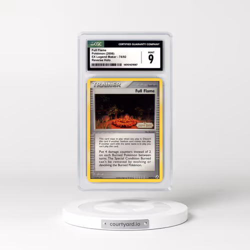 2006 EX Legend Maker #74 Full Flame - Holo (CGC 9 MINT)