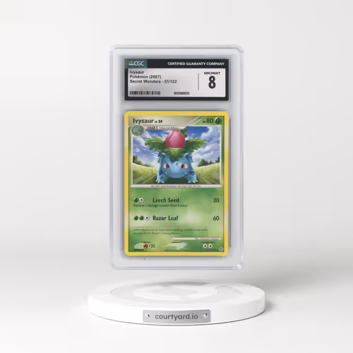 2007 Secret Wonders #51/132 Ivysaur (CGC 8 NM-MT)