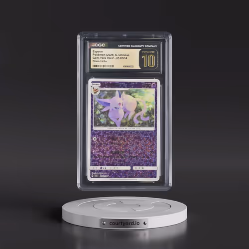 2025 Gem Pack Volume 2 - CBB2C - Simplified #05 05/14 Espeon - Stars Holo (CGC 10 PRISTINE)