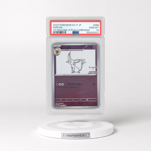 2023 Pokémon SV-P Promo #066 Espeon - YU Nagaba X Pokemon Card Game Campaign (PSA 10 GEM MINT)