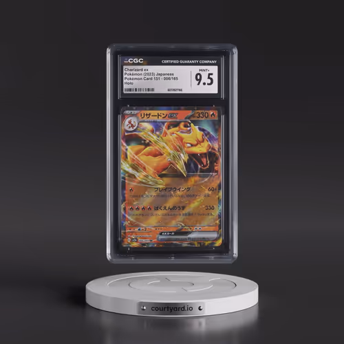 2023 Pokémon Card 151 #006/165 Charizard ex - Holo (CGC 9.5 MINT+)