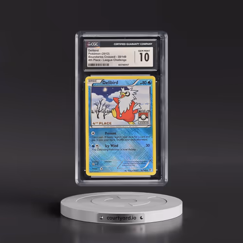 2012 Boundaries Crossed #38/149 Delibird - 4th Place League Challenge (CGC 10 GEM MINT)
