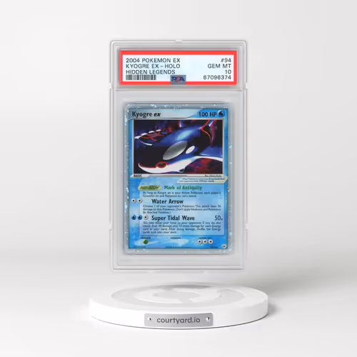 2004 Pokémon EX Hidden Legends #94 Kyogre EX - Holo Holo (PSA 10 GEM MINT)